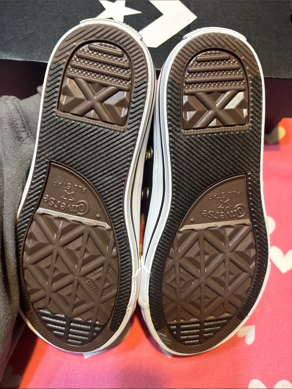 Converse Kids Black and White Low Top Canvas Sneakers